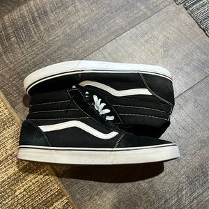 Vans off the wall high top shoes